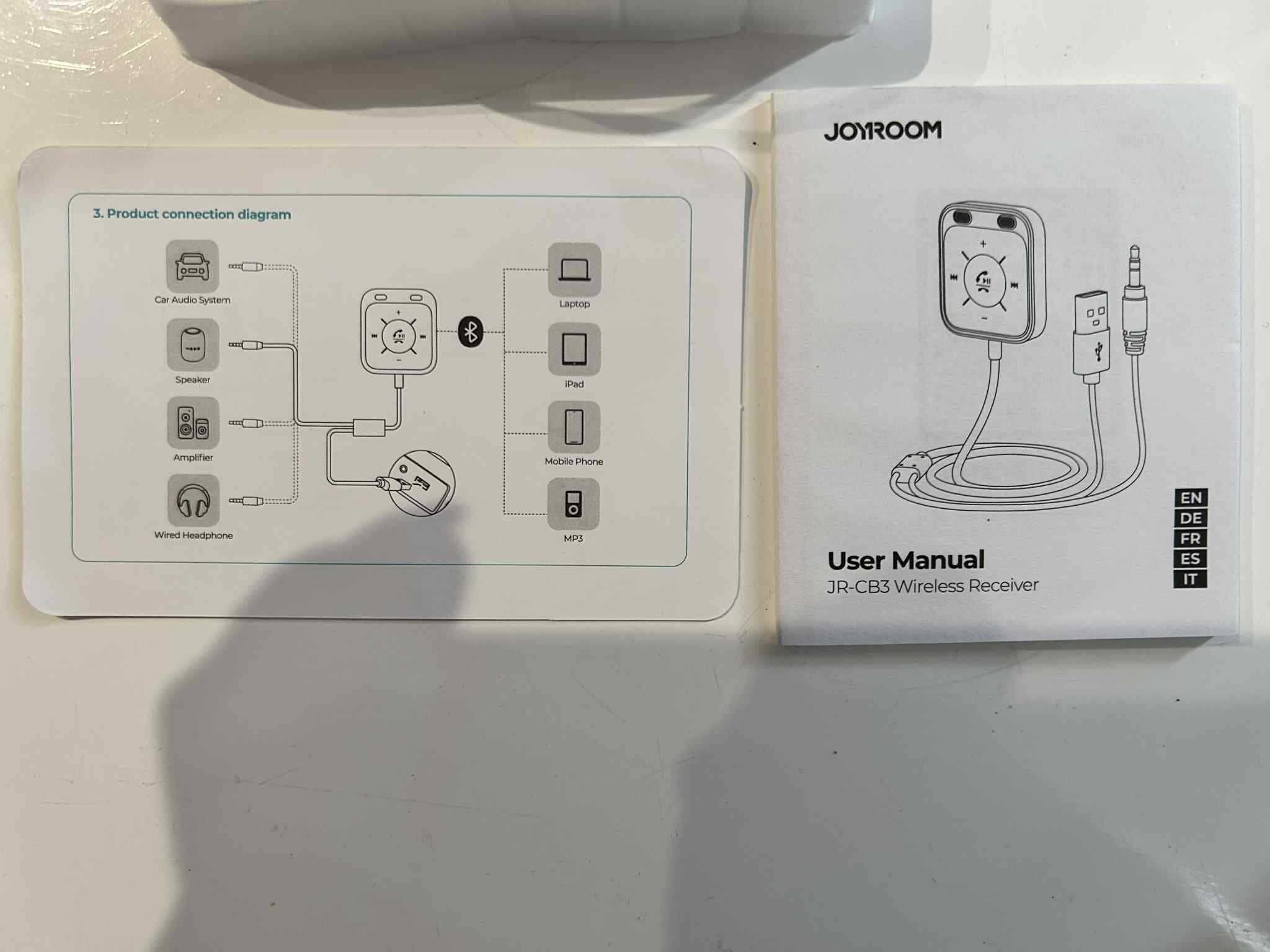Transmiter adapter bluetooth Joyroom jr-cb3 zestaw głośnomówiący