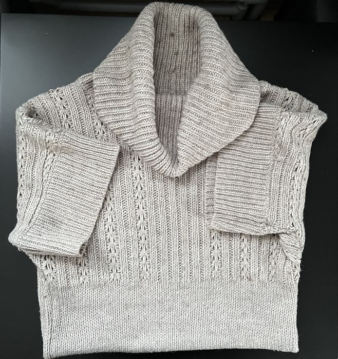 Sweter/ tunika golf wełna alpaka