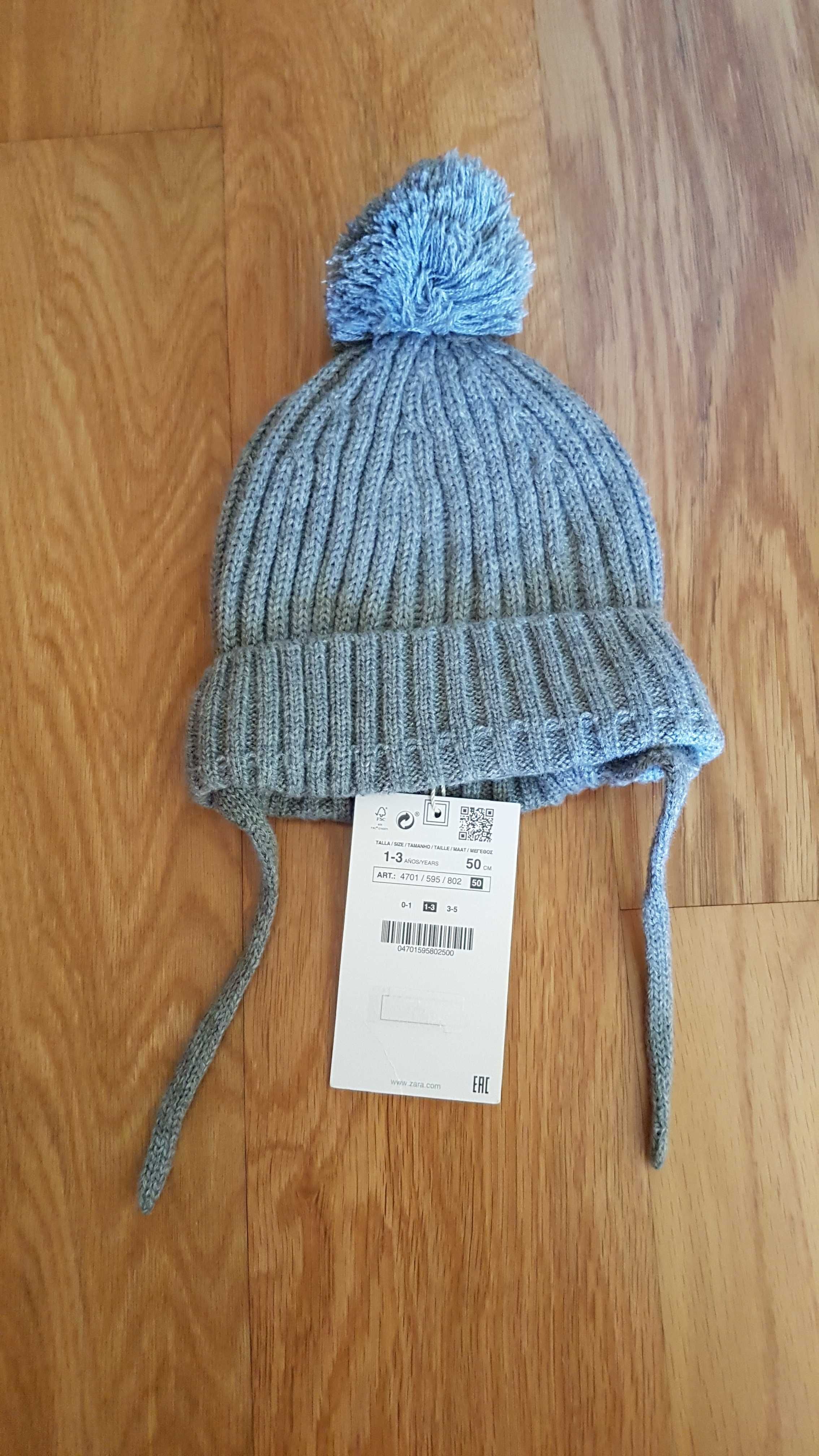 Gorro em malha 2-3 anos NOVO