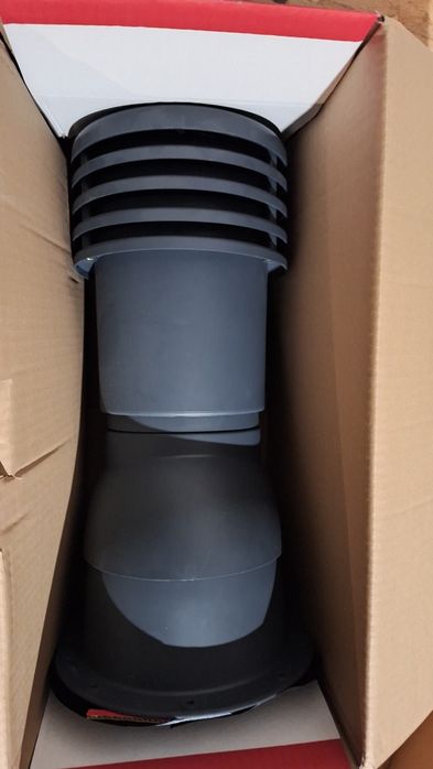 Kominek wentylacyjny grafit antracyt RAL 7021 jak 7016