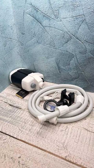 Потративний туристичний  душ на акумуляторі душ походный с помпой