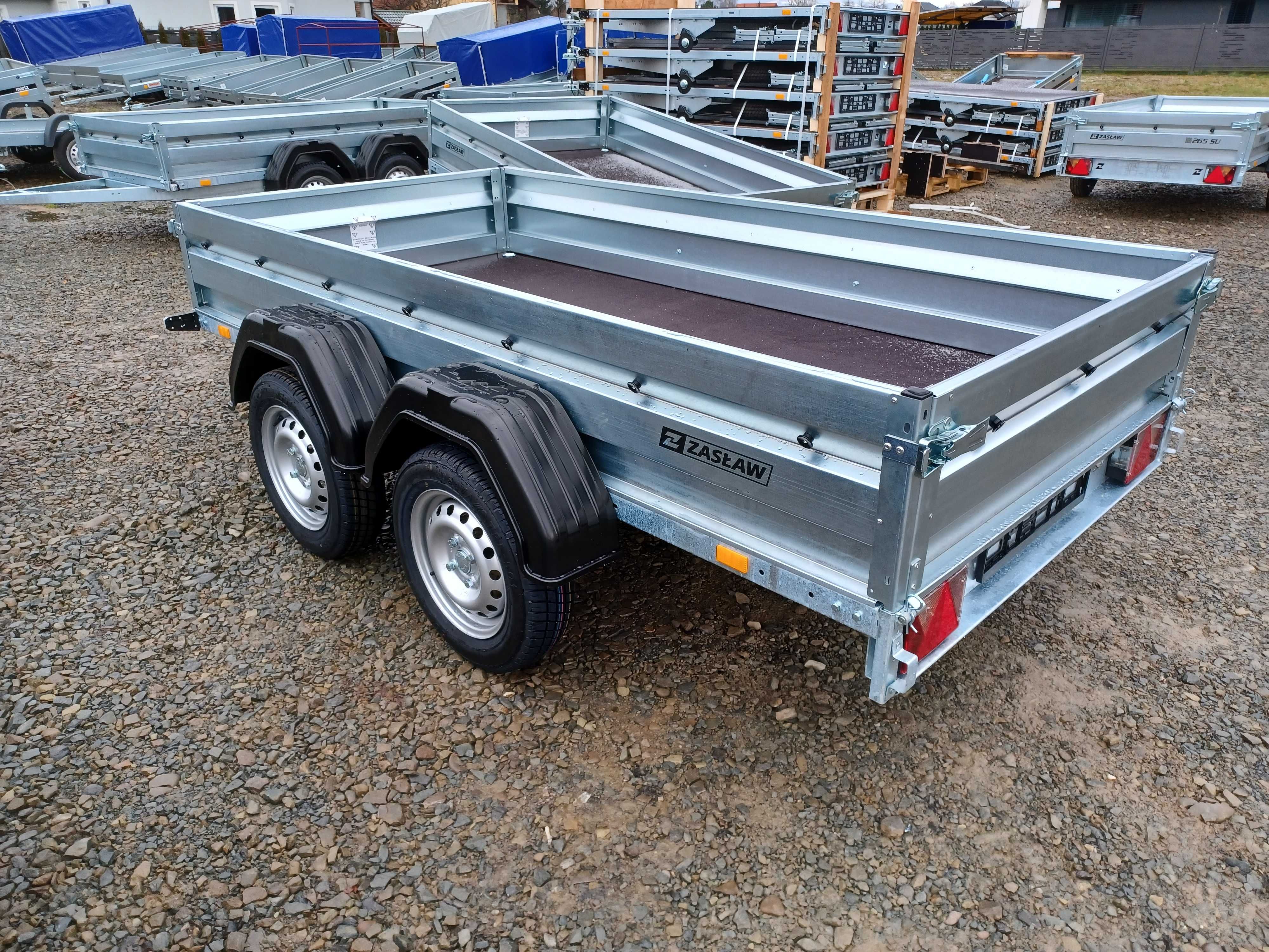 Przyczepa Przyczepka ZASŁAW 265T Tandem 2 Osie