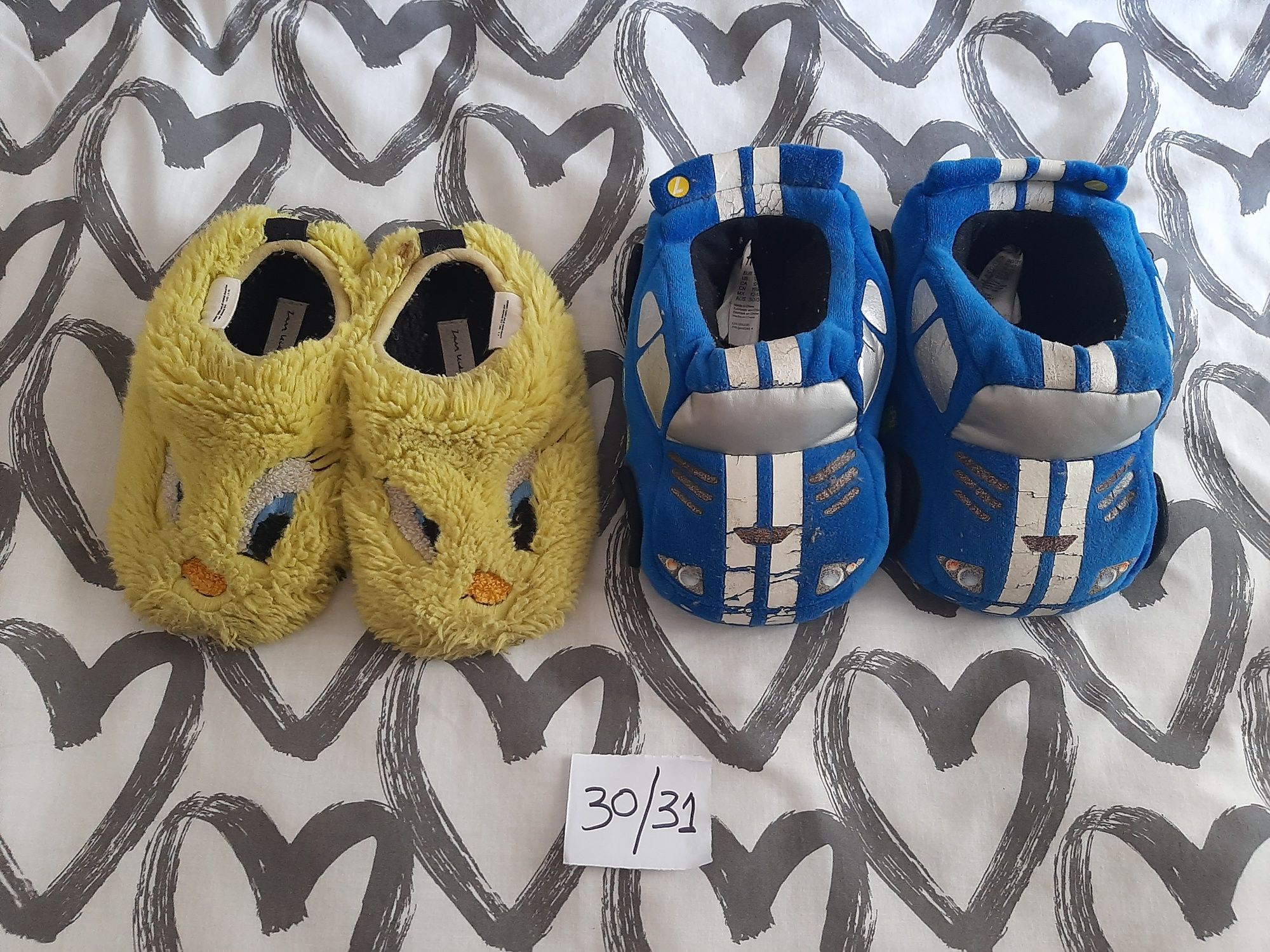 Pantufas carros 30/31