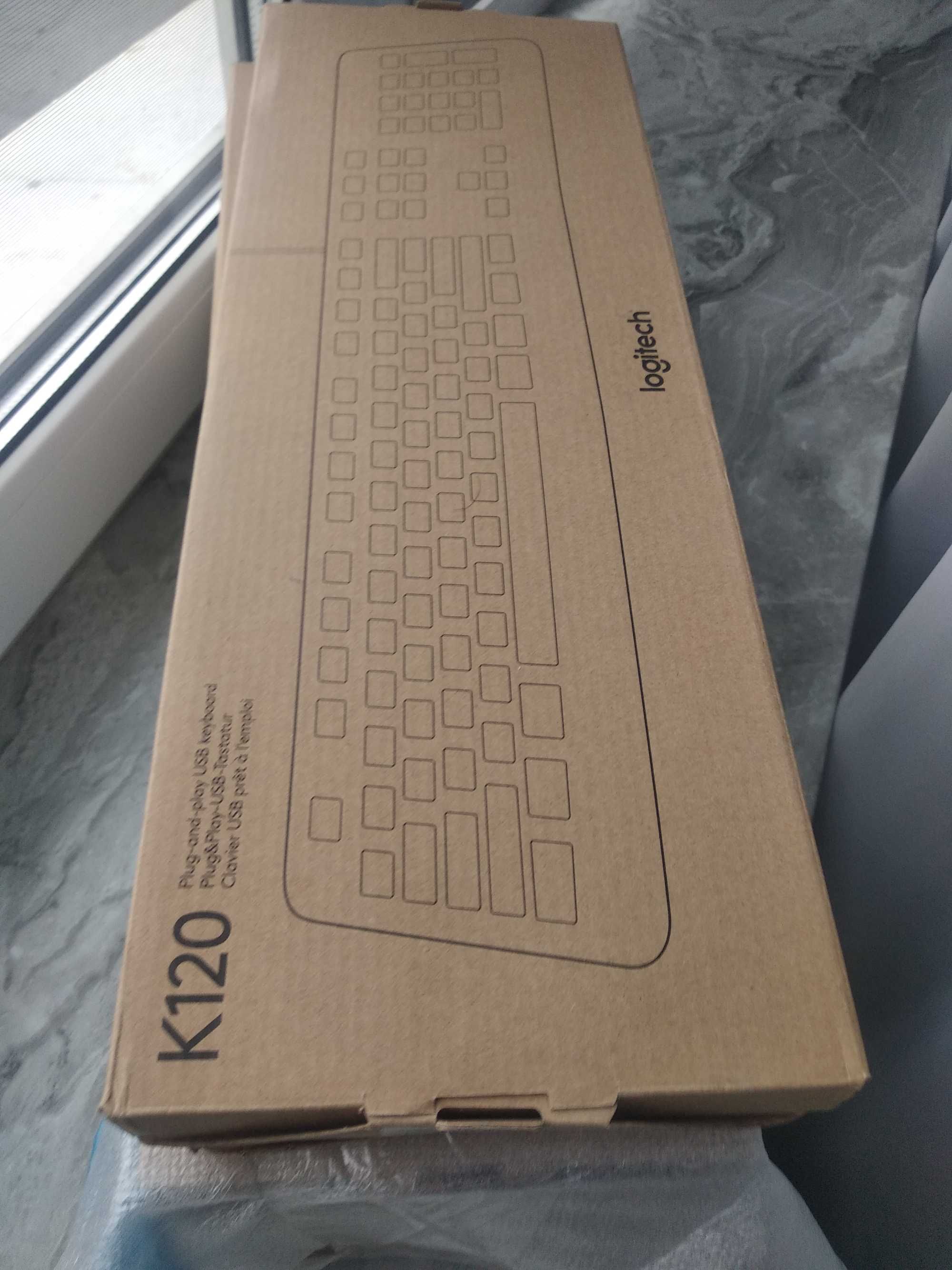 Клавиатура Logitech K120 новая в упаковке - 8 штук!