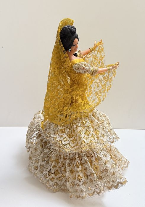Stara lalka tancerka flamenco figurka 31 cm