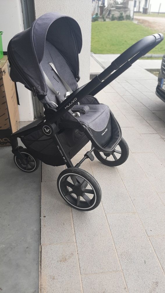 Muuvo Quick 2.0 Carbon Graphite. Dodam spacerówkę "parasolkę" gratis