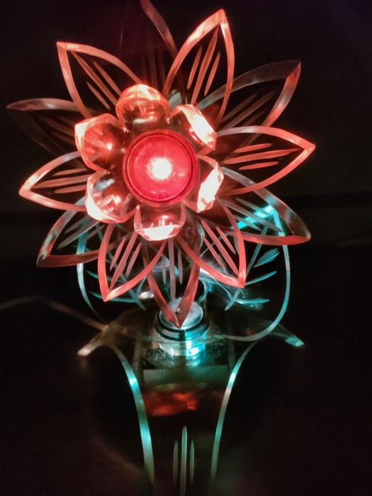 Lampka nocna PRL, piękny stan.
