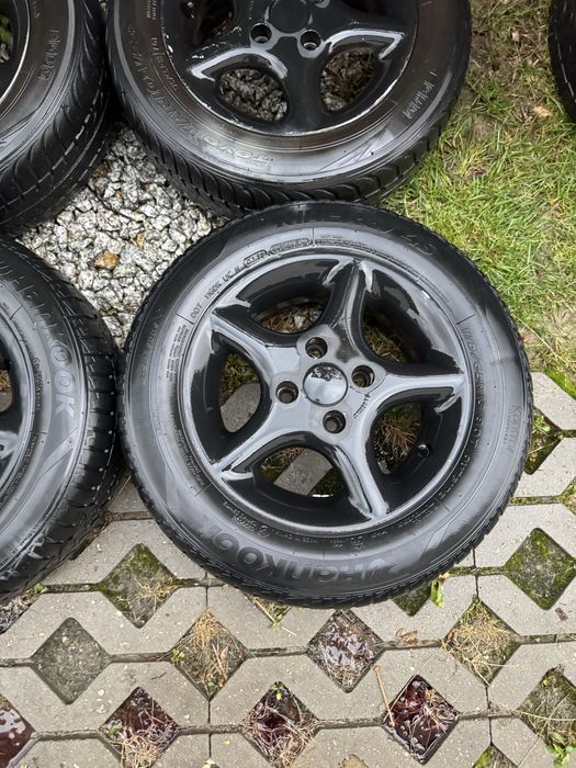 Felgi Borbet 4x100 175/65/13 opony zima VW Renault Skoda Toyota Daihat