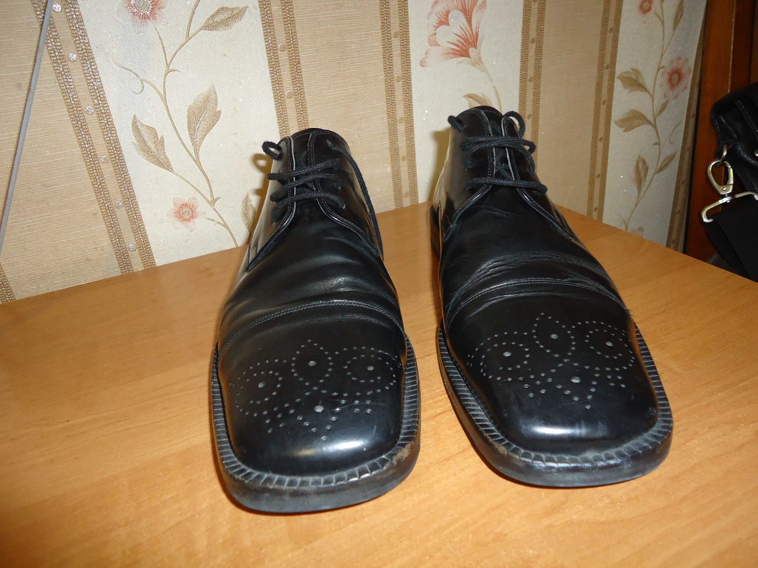 Мужские кожаные туфли, размер 43(29)