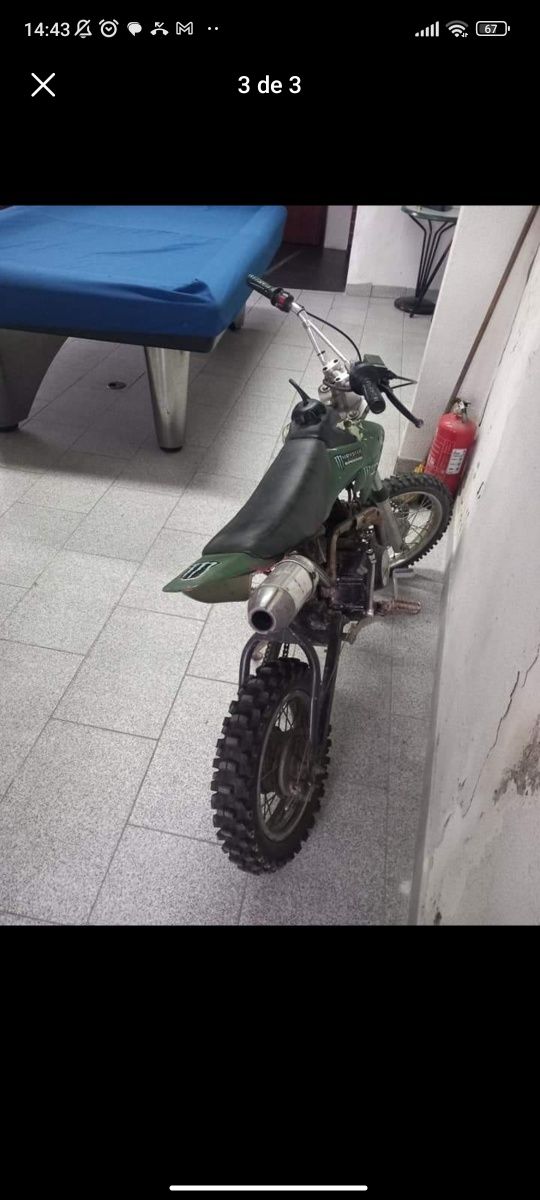 Pit bike 140cc a trabalhar!!