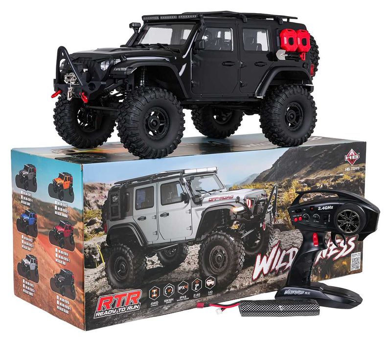 Zdalnie Sterowane Auto Terenowe WILDERNESS RTR 1:10 Pojazd RC HB-R1016