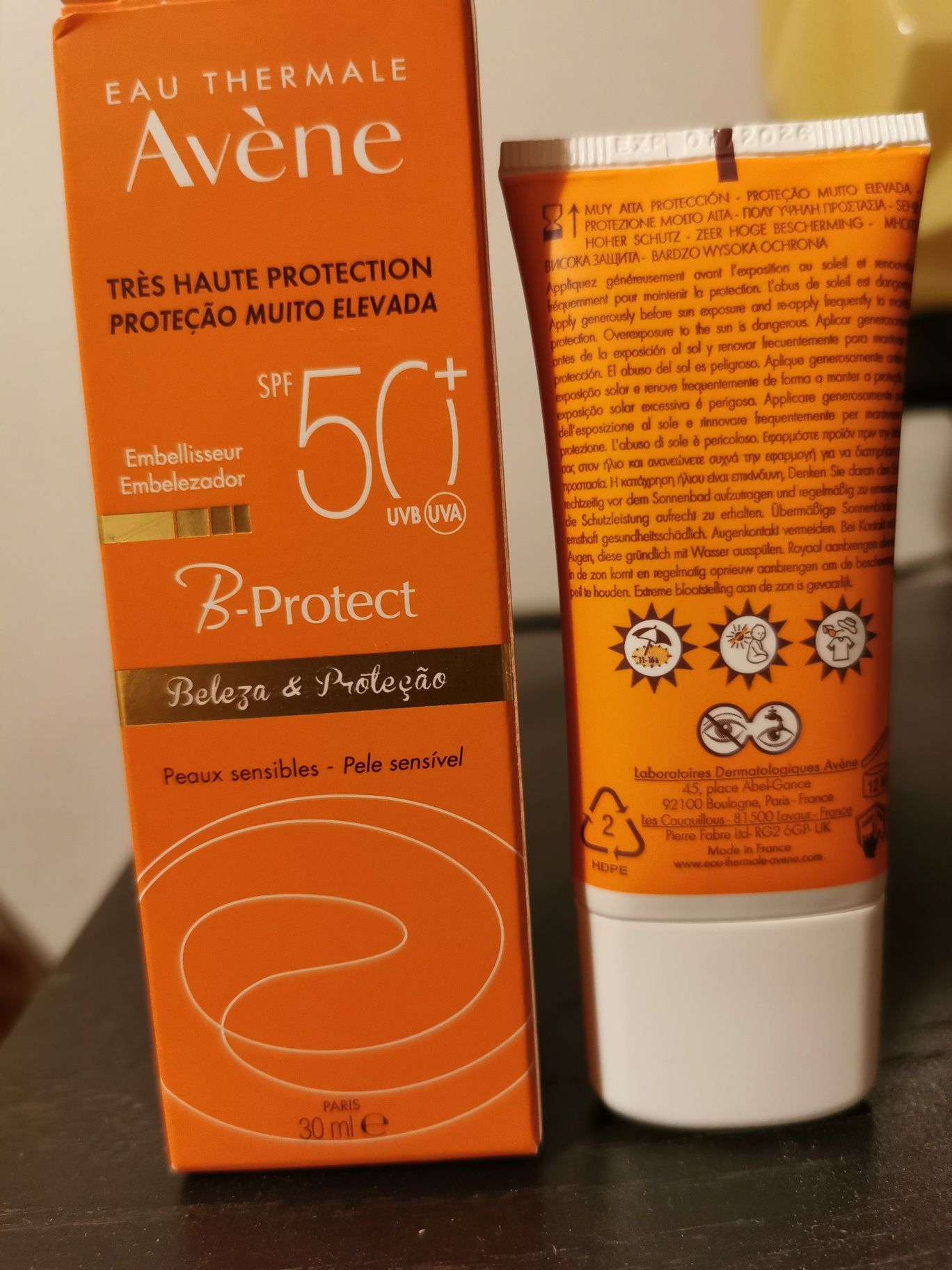 Avene b protect protetor solar e bb cream