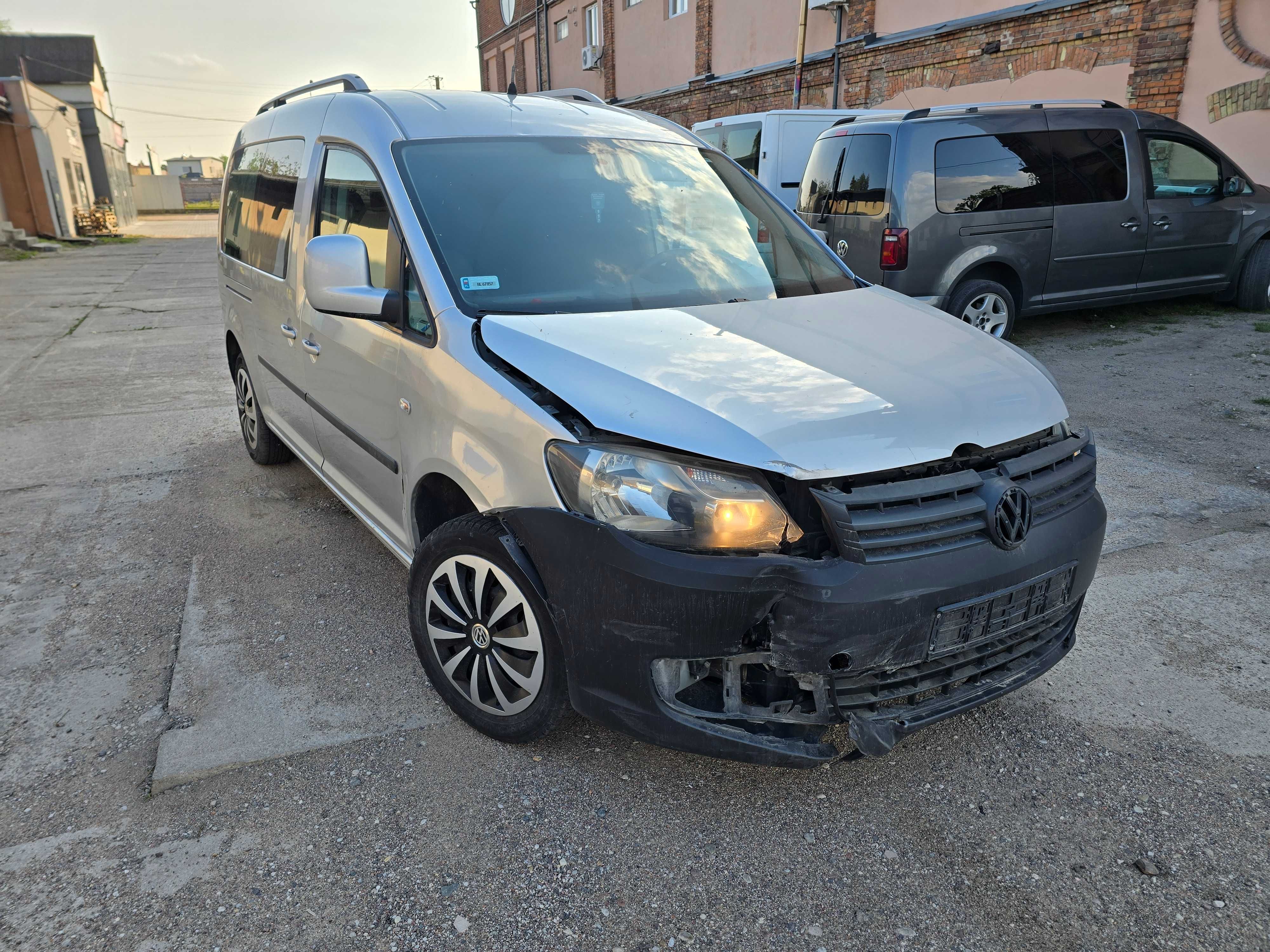 Sprzedam vw caddy 2012r uszkodzony