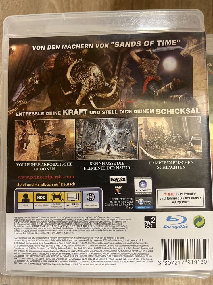 Prince of persia ps3 stan bardzo dobry