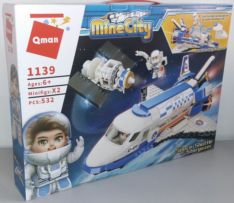 Распродажа Конструктор QMAN 1139 Космический Шаттл - Звездочёт 532 дет