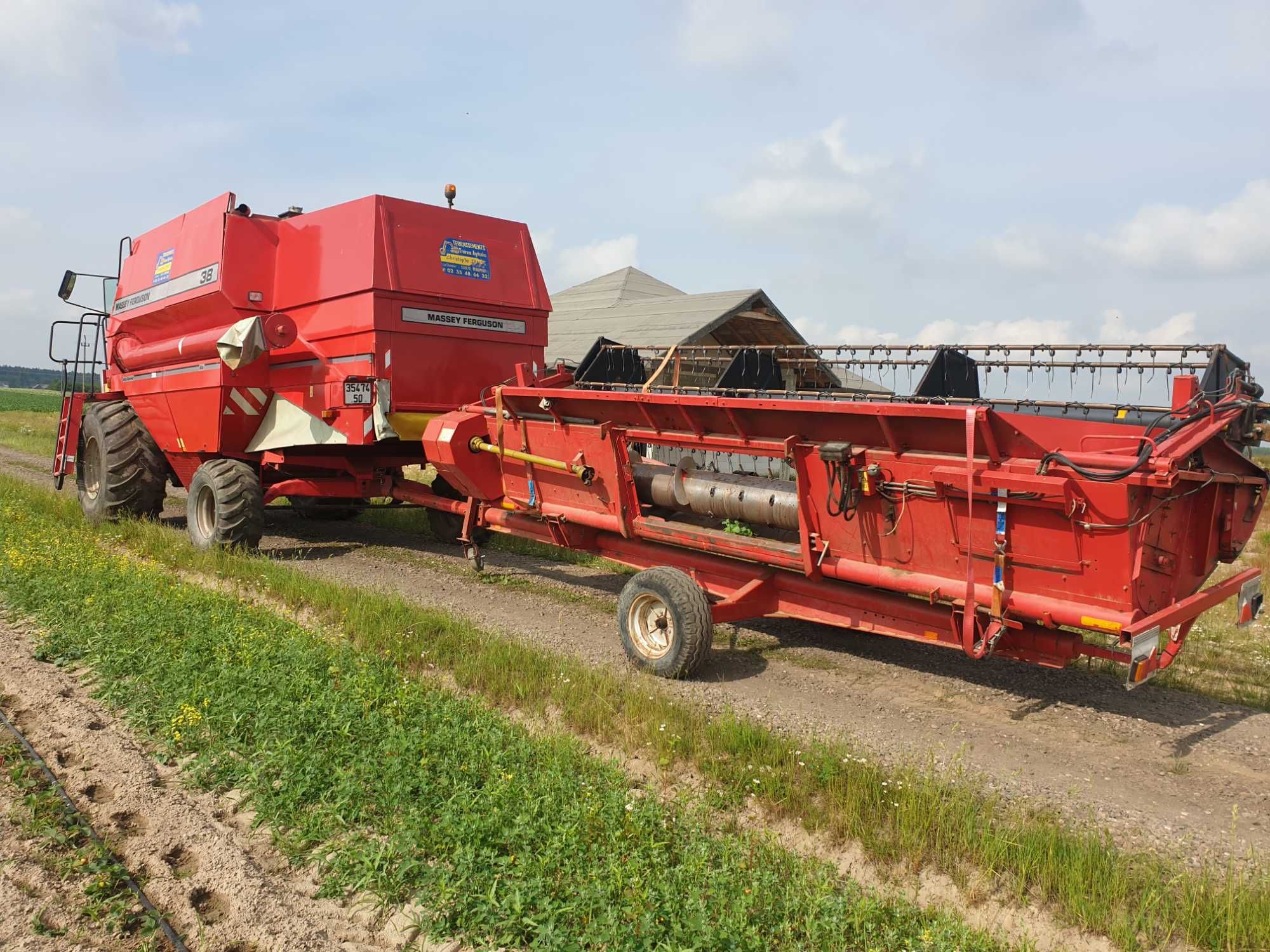 Kombajn Massey Ferguson 38 sprowadzony