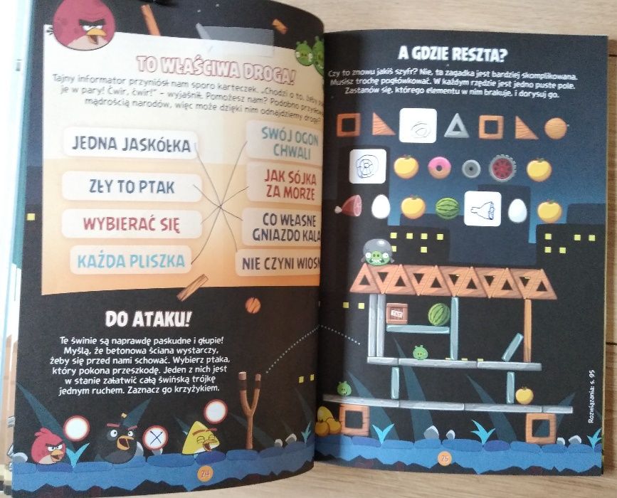 Angry Birds Wielka księga gier i zabaw 96 stron superzabaw Papilon