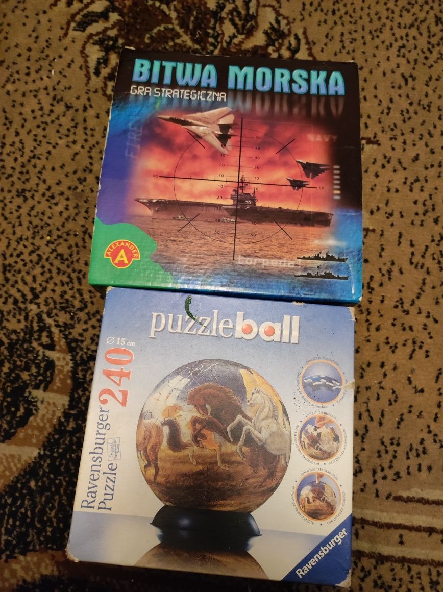 Puzzle bal i bitwa morska zestaw