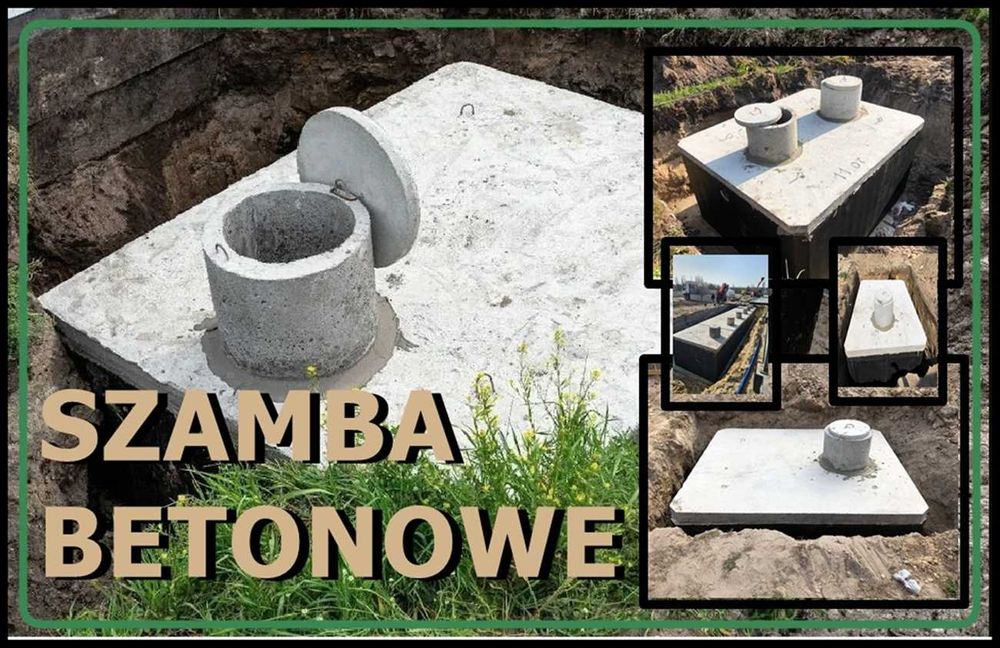 Szamba Kanały Piwnice Betonowe Piwniczka Ogrodowa Producent