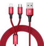 Baseus Rapid Kabel iphone 2w1 1,2m 3A Micro Lighning