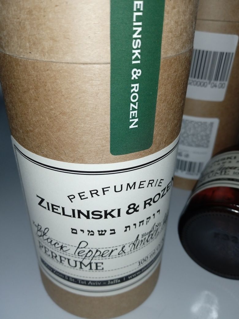 Zielinski & Rozen Black Pepper & Amber, Neroli.Зелінські Блек Пейпер.