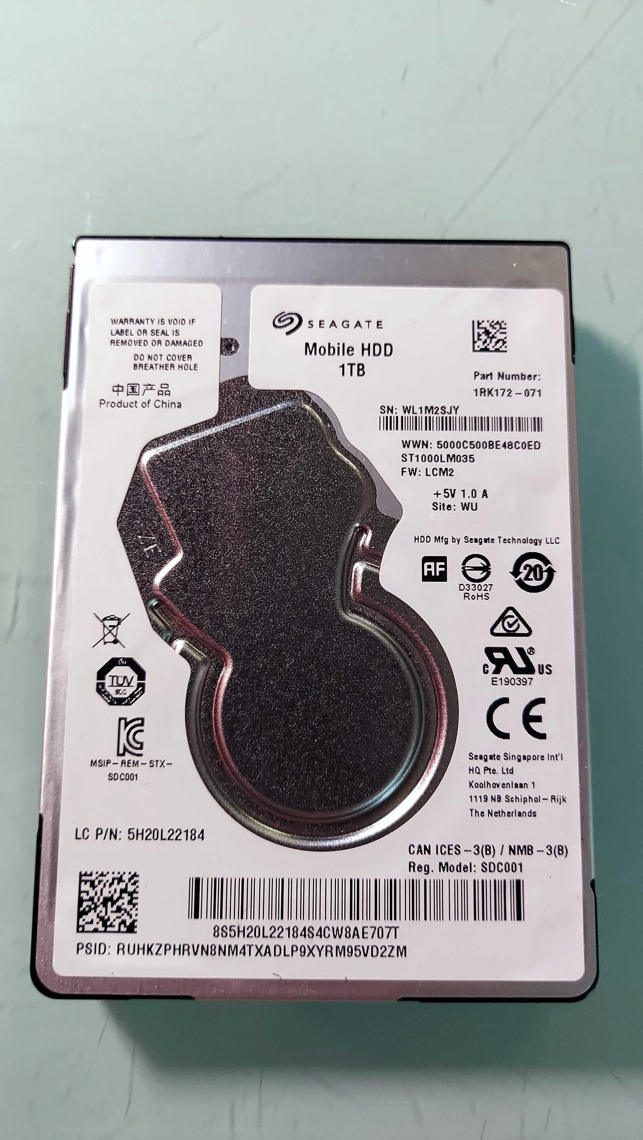 1TB Seagate USB 3.0 zewnętrzny dysk