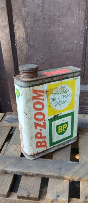 Stara puszka po oleju BP kolekcjonerska