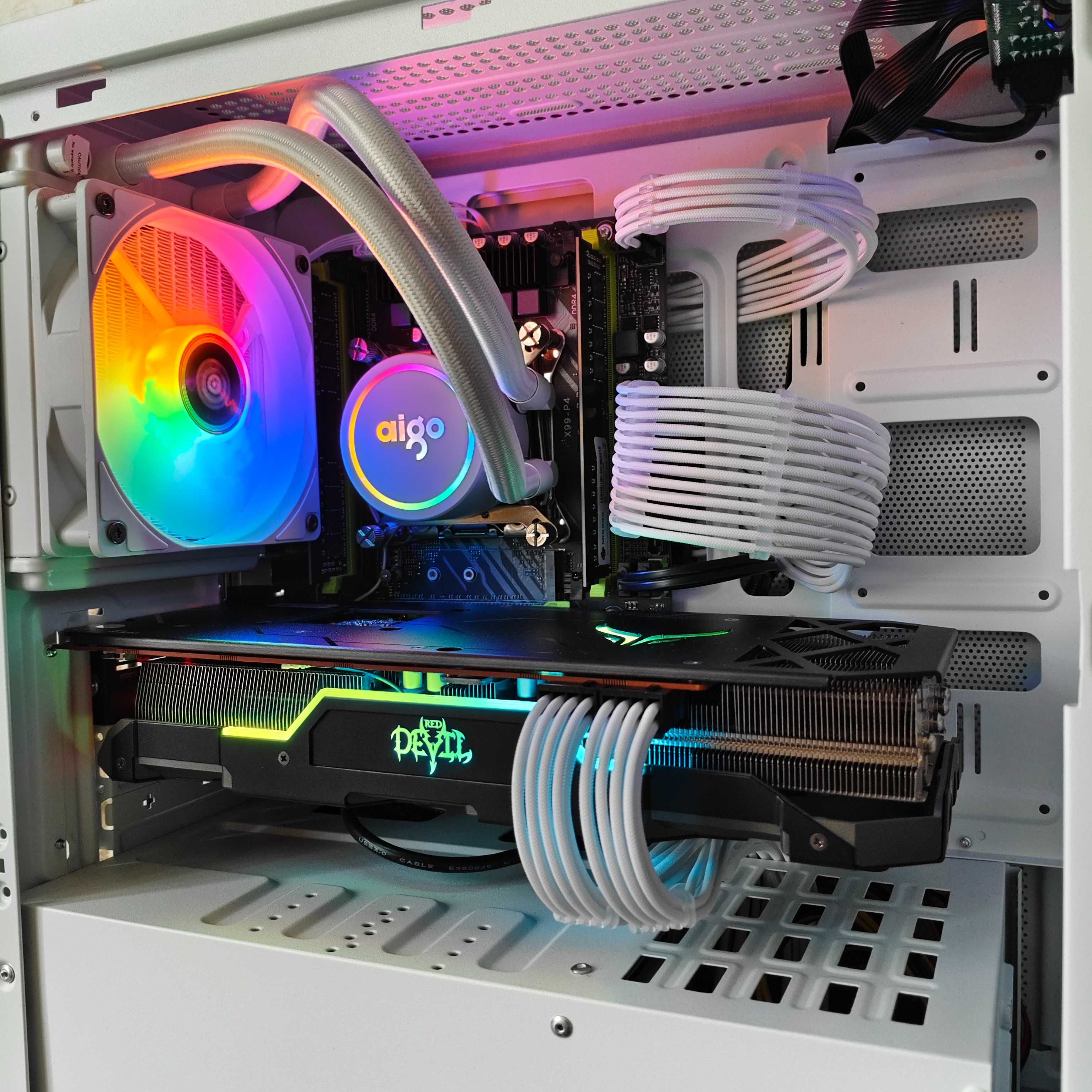 LGA2011-3, x99 Xeon 2680v3, 24 ядра, RX5700XT 8Gb, 16 RAM, SSD, HDD