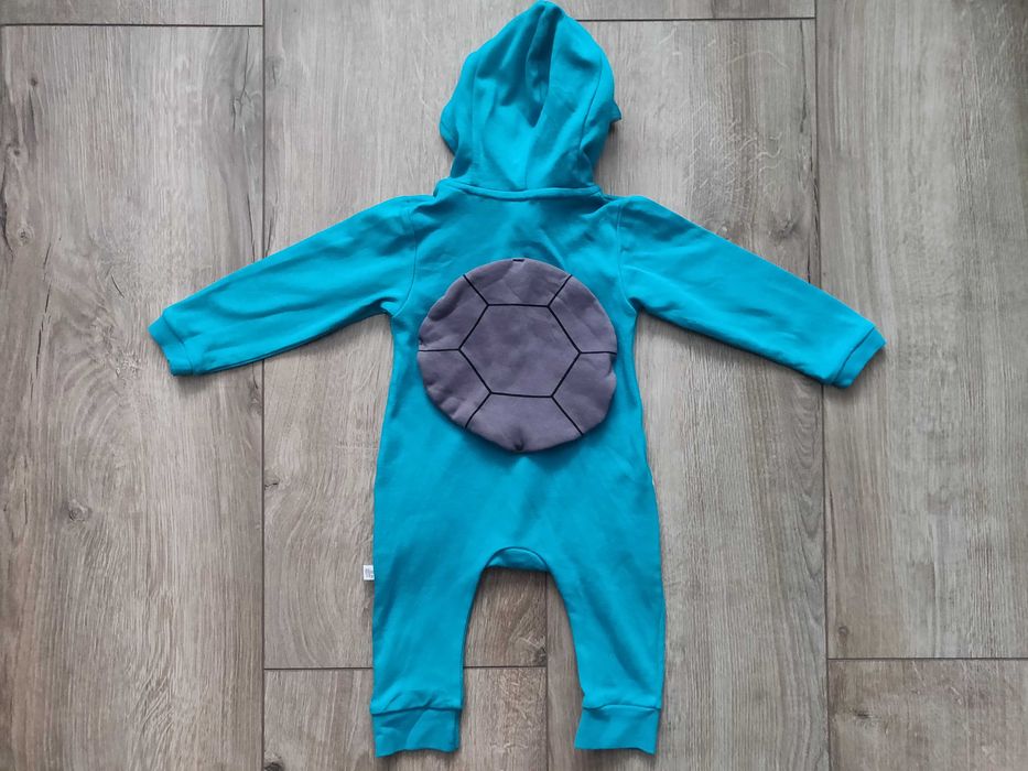 Человечек Черепашка 86 см. 1,5 гг. бирюзового цвета,100% cotton