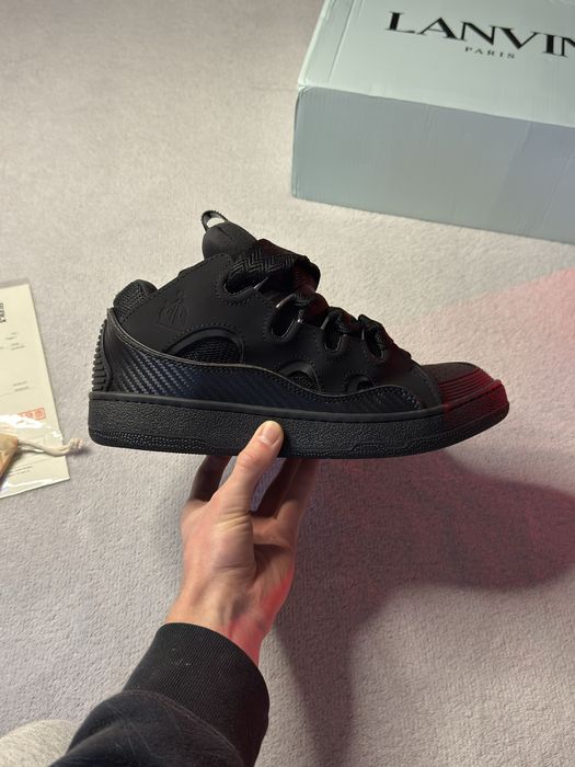 В Україні!!!Кросівки Lanvin Curb Black 41-45