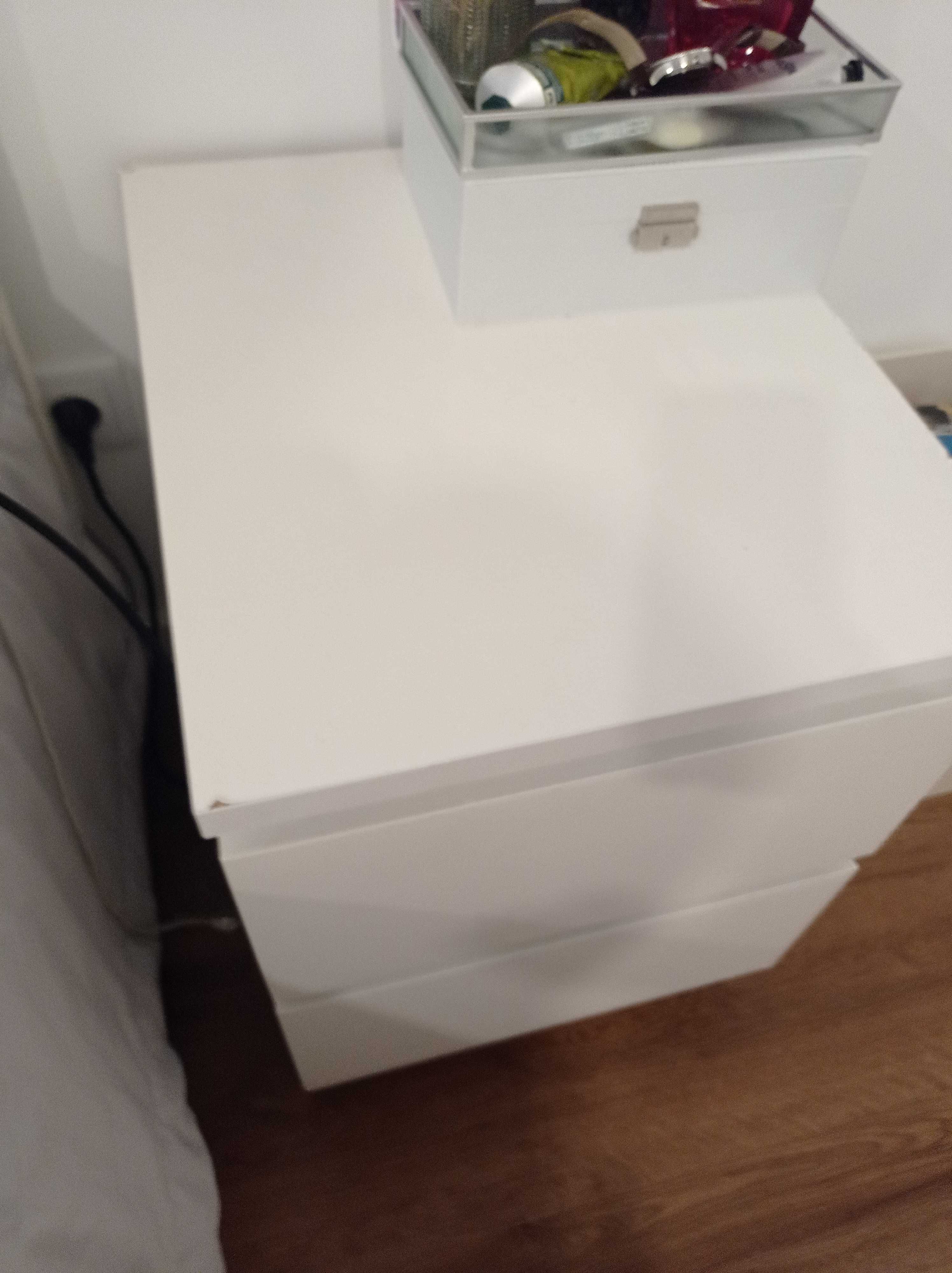 Cómoda c/2 gavetas MALM IKEA, branco, 40x55 cm.