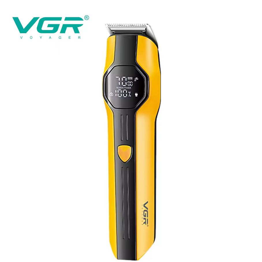Набір для стриження VGR 3 в 1 V-173 YELLOW, 13 насадок, LED display