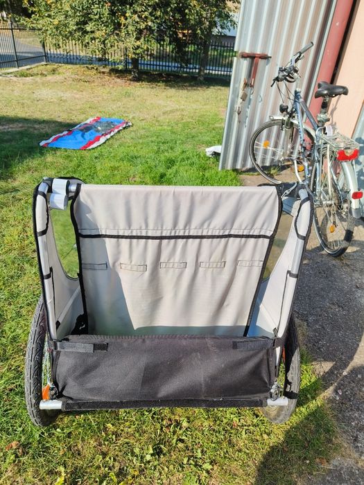 Riksza przyczepka rowerowa wozidło dla dzieci przyczepka