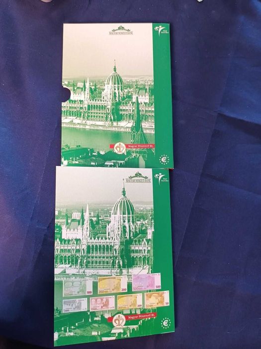 Set Conjunto Euro - Holanda 2003 BNC Referendo adesão da Hungria à UE