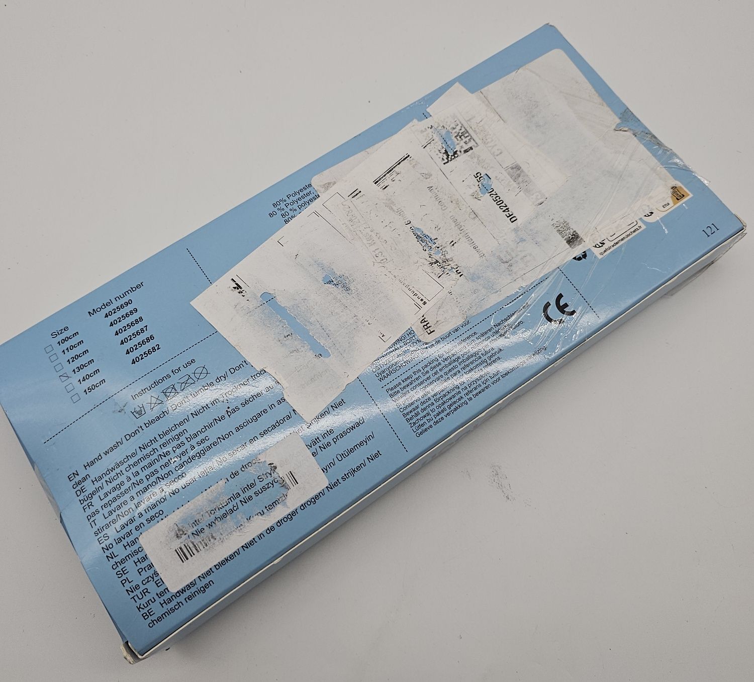 Niebieska sukienka przebranie urodziny kraina lodu r 100 cm lub 130 cm
