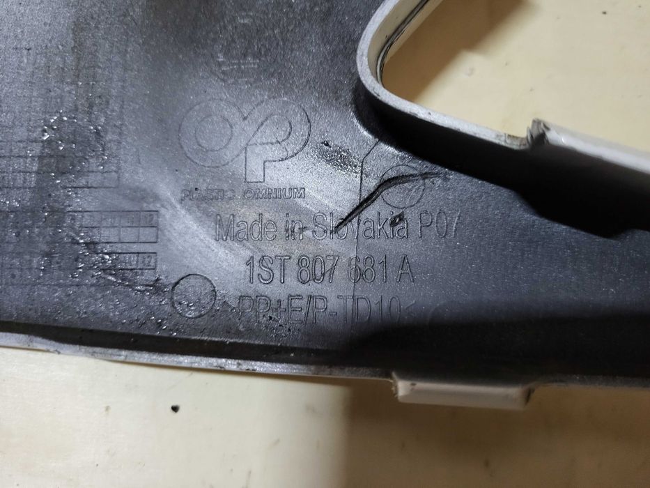 Kratka zderzaka osłona lewa SKODA CITIGO E IV