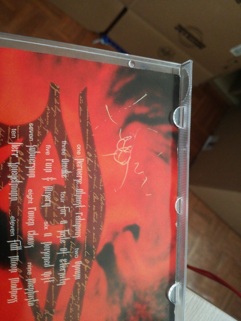 CD Autografado Moonspell Irreligious