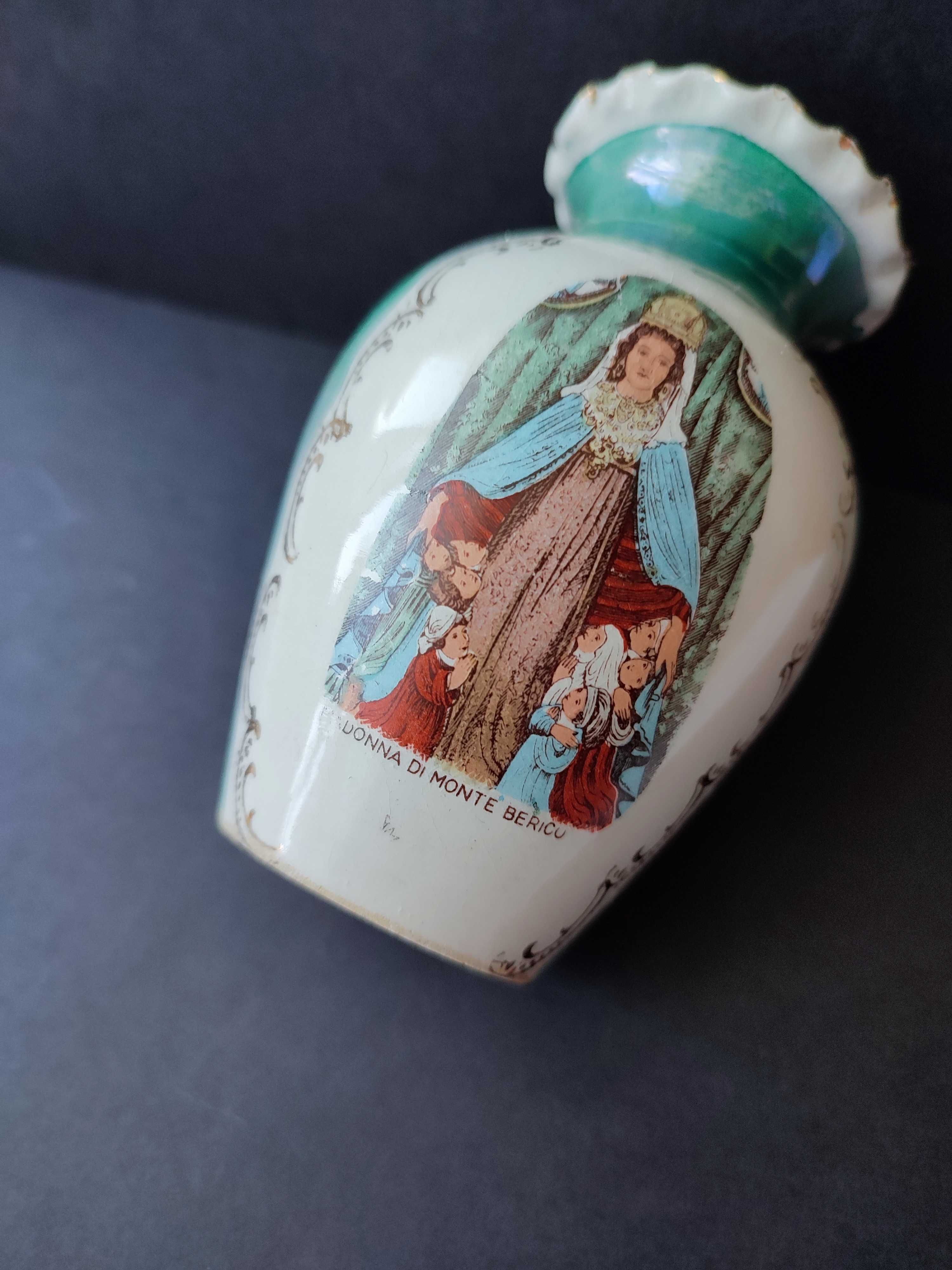 Антикварна порцелянова міні ваза Madonna Di Monte Berico Vicenza