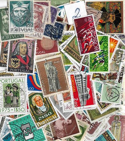 lote 100 selos Portugal.