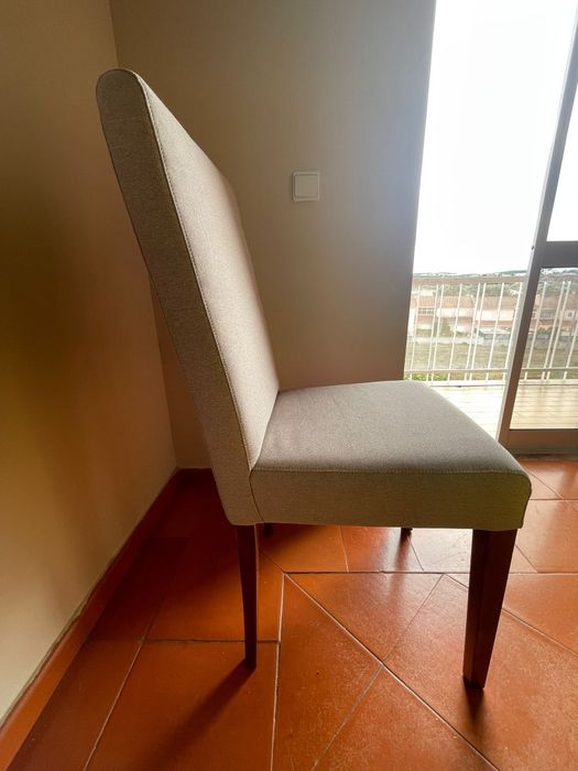 Vendo 6 cadeiras de tecido