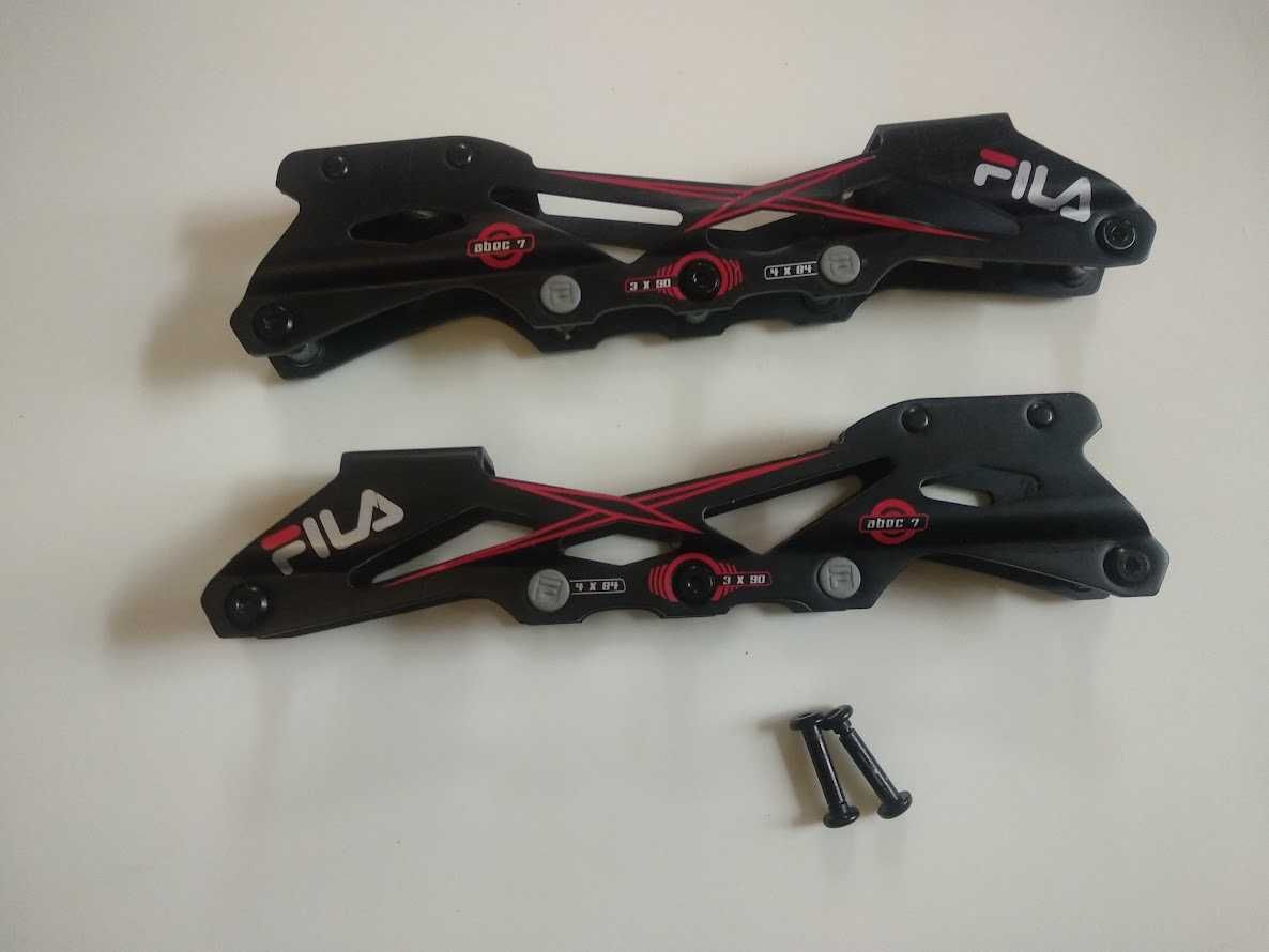 Рама алюміній для роликів Fila Houdini 3х90 чи 4х84 (продаж без коліс)