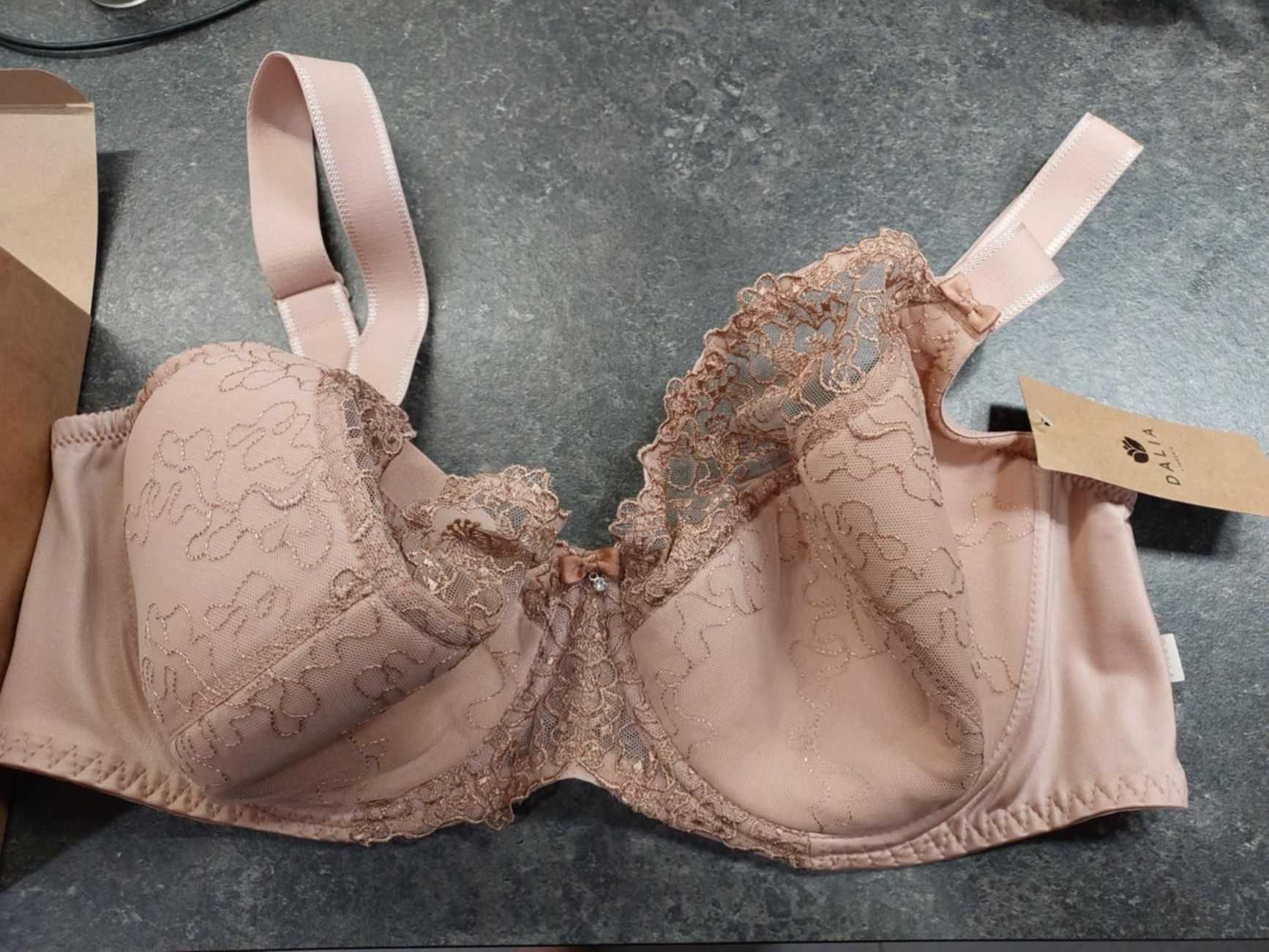 Dalia Biustonosz Emilia K24 semi-soft mocca 100D NOWY półusztywniany