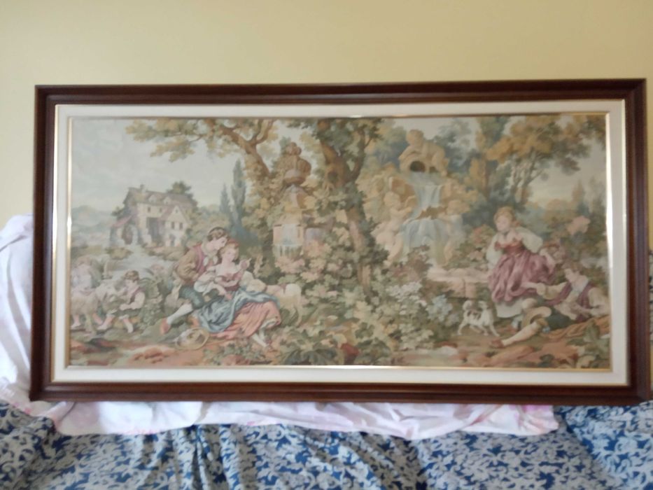 Tapeçaria com moldura - como nova