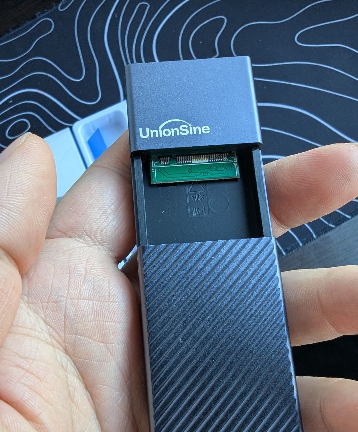 Карман зовнішній UnionSine M2 SSD Sata