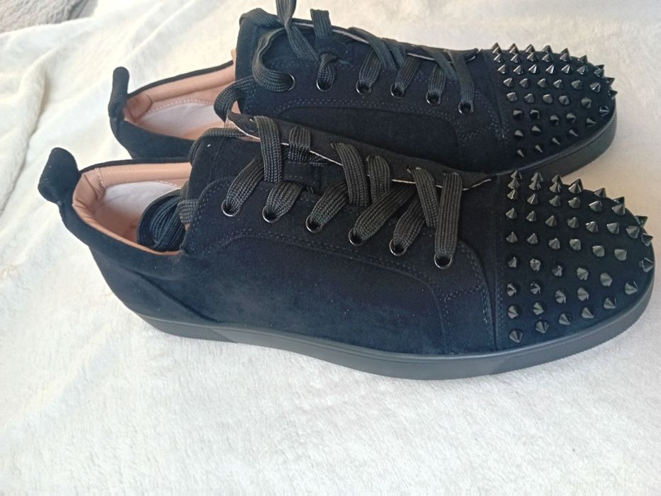 #Christian Louboutin buty czarne kolce 47