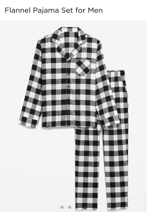Фланелева чоловіча піжама Old Navy М, L