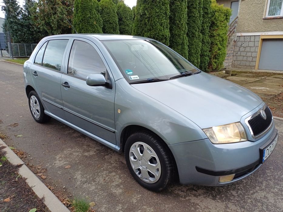 Ładna Skoda Fabia 2002r 1.2cm hatchback klima  stan techniczny bdb