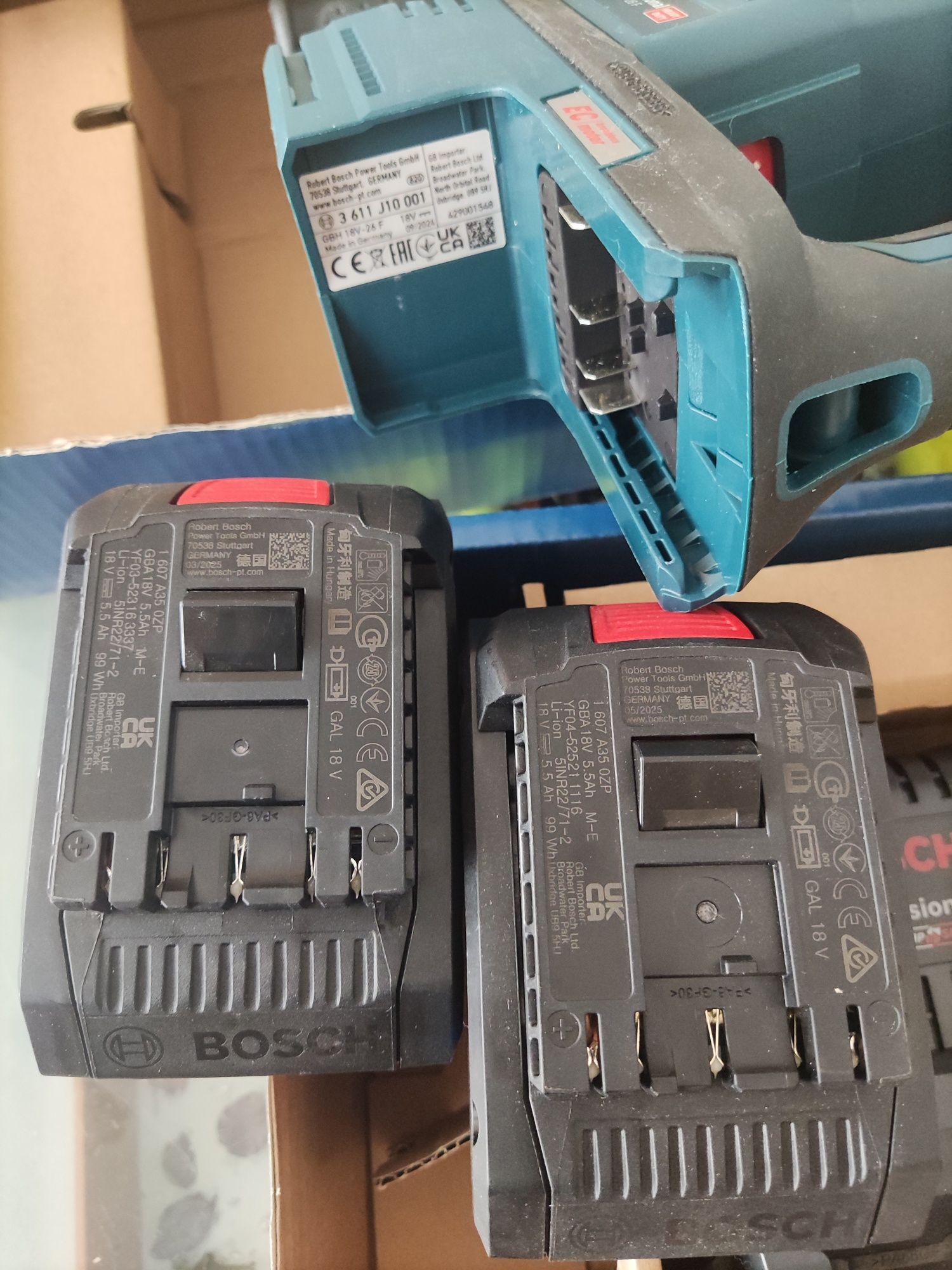 Zestaw Bosch GBH 18V-26F+2 x 5.5Ah ProCore +ład