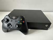 Konsola do gier czarny Xbox One X + Pad Kontroler tanio!