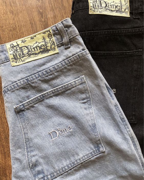 Джинси широкі baggy Дайм Dime голубі